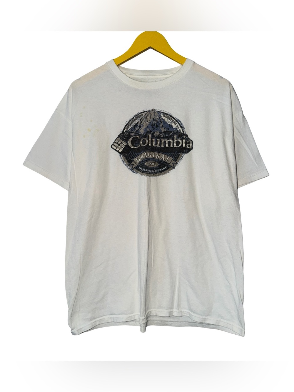 Y2K Columbia Graphic T Shirt XL